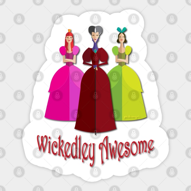 Wickedley Awesome Sticker by amadeuxway